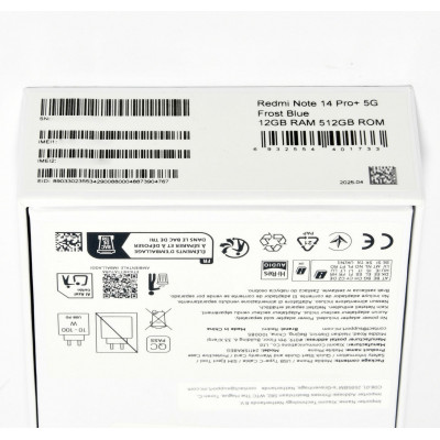 XIAOMI REDMI NOTE 14 PRO PLUS 5G 512GB AZUL NUEVO