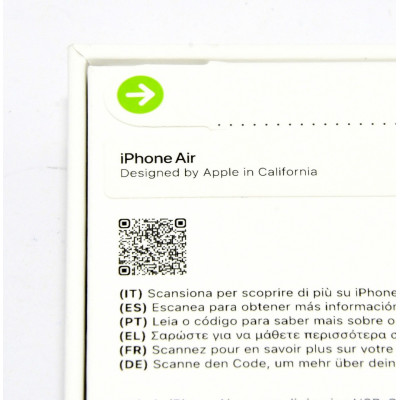 IPHONE AIR 256GB NEGRO NUEVO