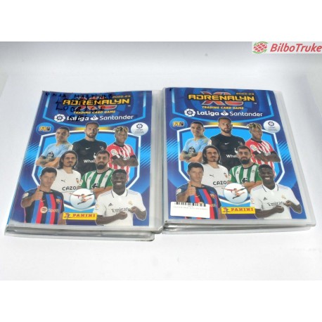 ALBUMES DE CROMOS DE LA LIGA ADRENALYN 2022-2023 INCOMPLETO