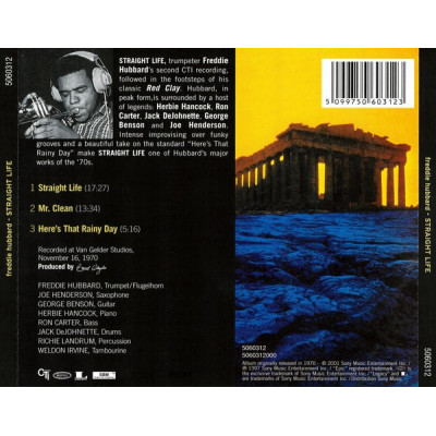 Freddie Hubbard - Straight Life (CD, Album, RE, RM)