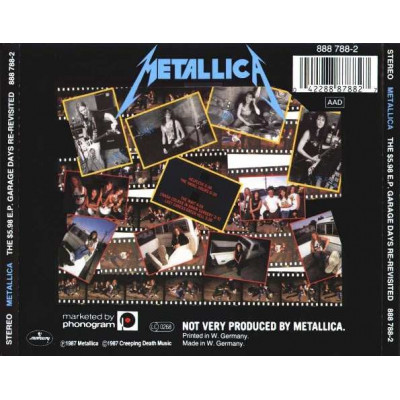 Metallica - The $5.98 E.P. Garage Days Re-Revisited (CD, EP)