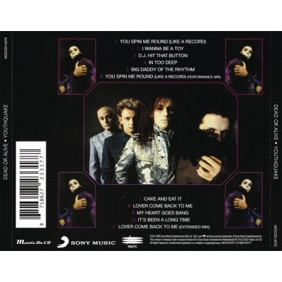 Dead Or Alive - Youthquake (CD, Album, RE)