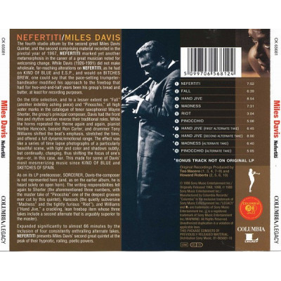 Miles Davis - Nefertiti (CD, Album, RE, RM)
