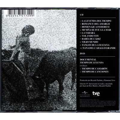 Camarón* - La Leyenda Del Tiempo (CD, Album, RE, RM + DVD-V + Jew)