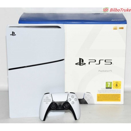CONSOLA PS5 SLIM OPTICO CON MANDO Y CAJA