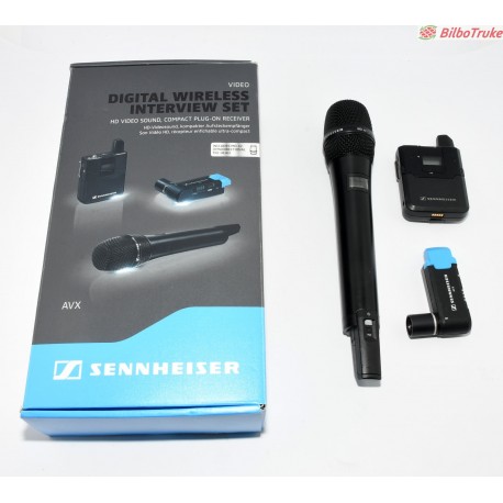 KIT DE ENTREVISTA CON MICROFONO SENNHEISER AVX-COMBO SRT-3 EU