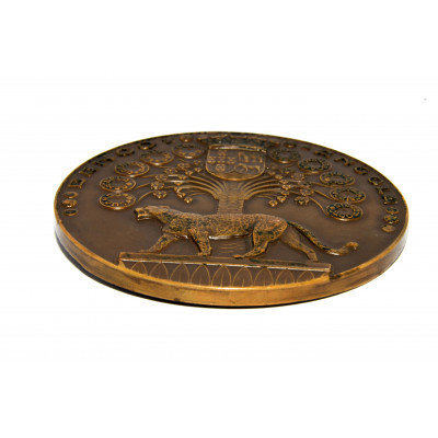 MEDALLA ANGOLA PORTUGESA 25 AÑOS DE SERVICIO - BANCO DE ANGOLA