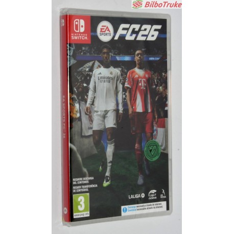 VIDEOJUEGO SWITCH FC26 PRECINTADO