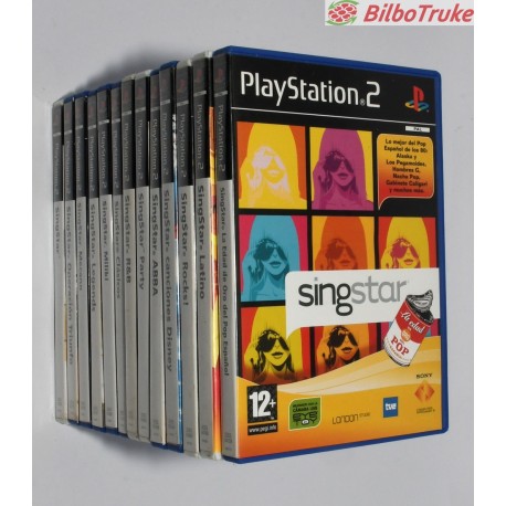 PACK VIDEOJUEGOS PS2 SINGSTAR