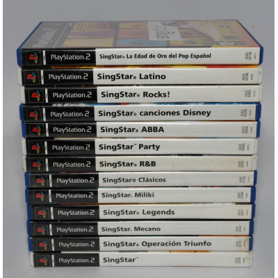 PACK VIDEOJUEGOS PS2 SINGSTAR