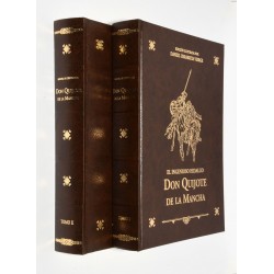 LIBRO DON QUIJOTE ILUSTRADO 2 TOMOS