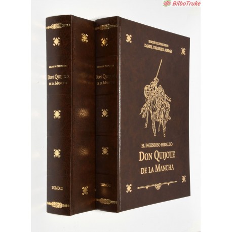 LIBRO DON QUIJOTE ILUSTRADO 2 TOMOS