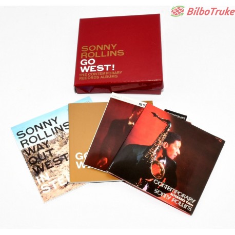 Sonny Rollins - Go West!: The Contemporary Records Albums (Box, Comp, Dlx + CD, Album, RE, RM + CD, Album, RE)