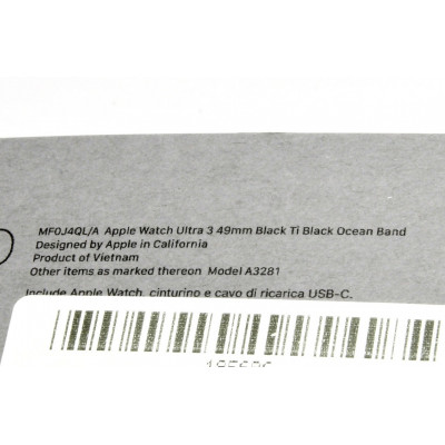 APPLE WATCH ULTRA 3 49MM GPS