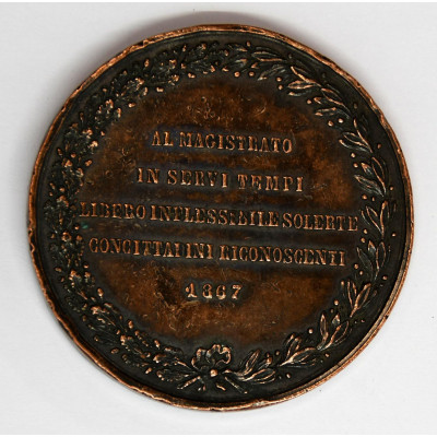 MEDALLA OSCURA FRANCESCO DE LAZARA