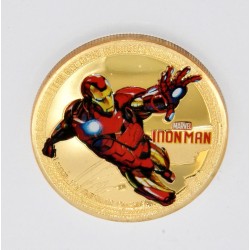 MONEDA 2 DOLARES NIUE 2014 PLATA IRON MAN