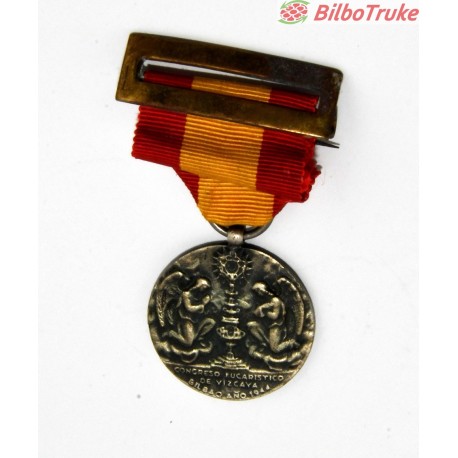 MEDALLA CONGRESO EUCARISTICO DE VIZCAYA 1944
