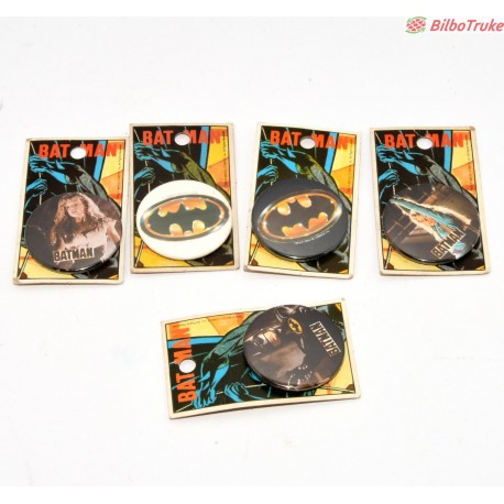 LOTE 5 CHAPAS BATMAN