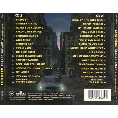 Lou Reed - El Lado Salvaje (Los Grandes Exitos 1972-1986) (2xCD, Comp)