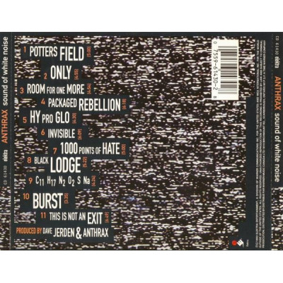 Anthrax - Sound Of White Noise (CD, Album, Ltd)