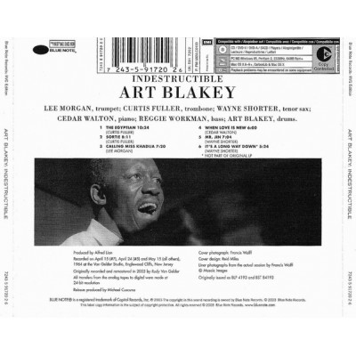 Art Blakey The Jazz Messengers - Indestructible (CD, Album, RE, RM)