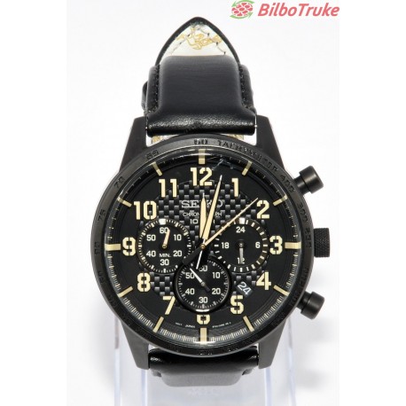 RELOJ SEIKO 8T63-00P0 CARBON