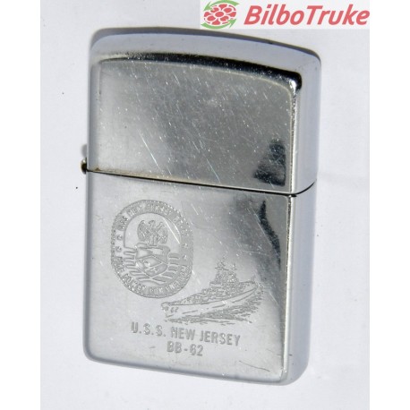 MECHERO ZIPPO USS NEW JERSEY BB-62 1989