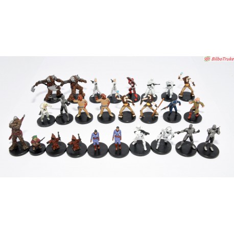 COLECCION 26 MINIATURAS STAR WARS