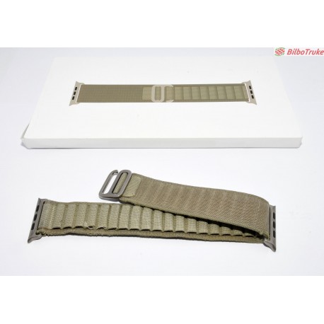 CORREA APPLE WATCH OLIVE ALPINE LOOP 49MM L