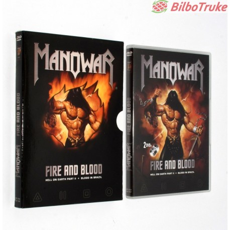 Manowar - Fire And Blood (2xDVD-V, PAL)