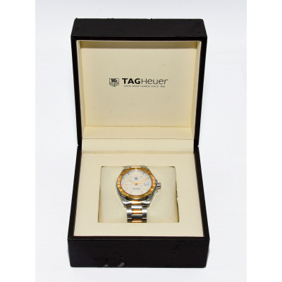 RELOJ TAG HEUER AQUARACER WAY1551 ACERO Y ORO 18K