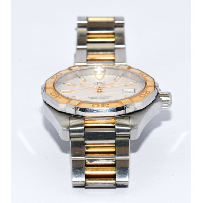 RELOJ TAG HEUER AQUARACER WAY1551 ACERO Y ORO 18K