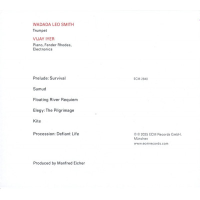 Vijay Iyer / Wadada Leo Smith - Defiant Life (CD, Album)