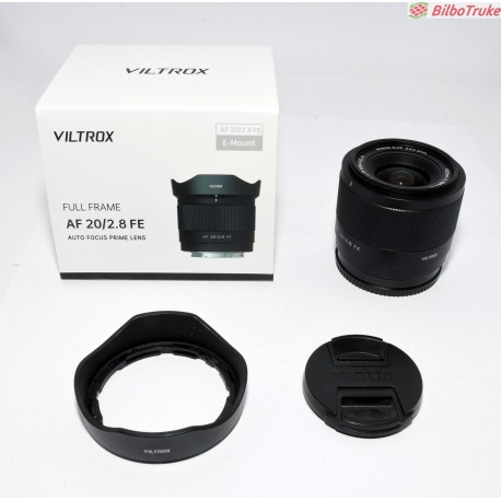 OBJETIVO VILTROX FULL FRAME 20MM F:2.8 FE (SONY E)
