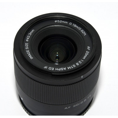 OBJETIVO VILTROX FULL FRAME 20MM F:2.8 FE (SONY E)