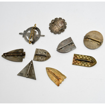 LOTE 9 INSIGNIAS MILITARTES FRANCESAS