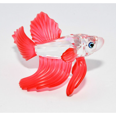 FIGURA SWAROVSKI PEZ LUCHADOR SIAMES