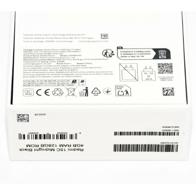 XIAOMI REDMI 15C 128GB NEGRO NUEVO