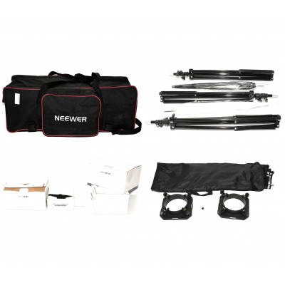 PACK Y FOCO FOTOGRAFIA NEEWER 250