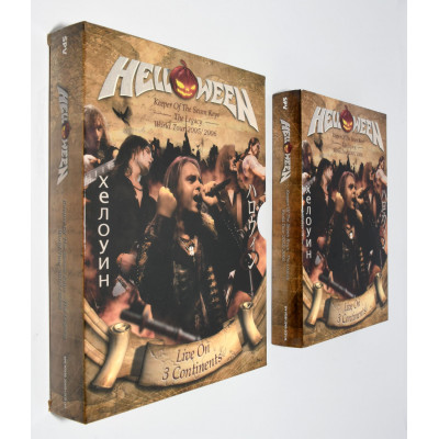COLECCION DVD HELLOWEEN - LIVE ON 3 CONTINENTS