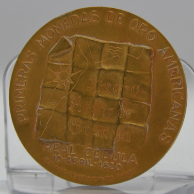 MEDALLA PELIPE III PRIMERAS MONEDAS DE ORO AMERICANA