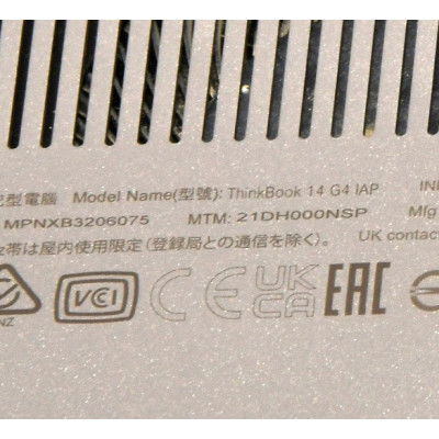 PORTATIL LENOVO THINKBOOK 14 G4 IAP / INTEL i7-1255U 1.7GHz / 500GB SSD / 16GB RAM