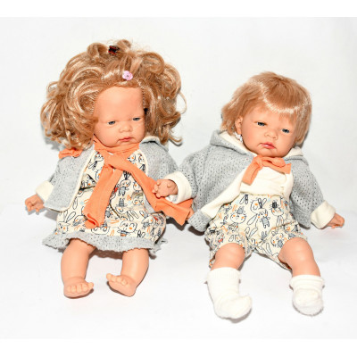 PAREJA DE MUÑECAS NINES ARTESANALS D'ONIL