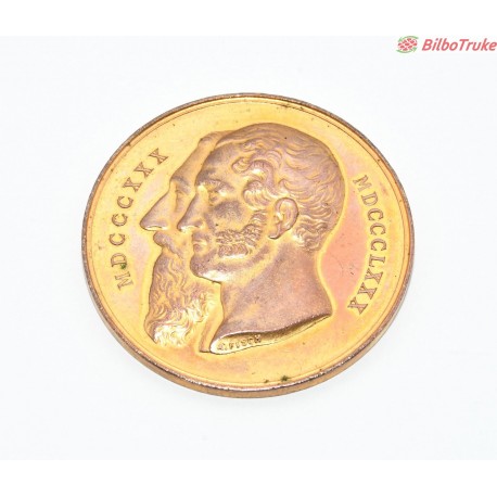 MEDALLA 50 ANIVERSARIO INDEPENDIECIA BELGICA