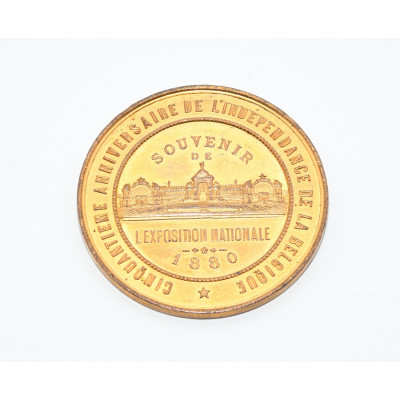 MEDALLA 50 ANIVERSARIO INDEPENDIECIA BELGICA