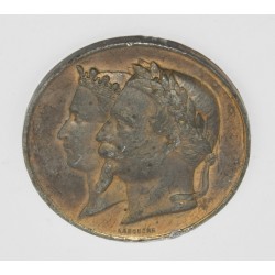 MEDALLA NAPOLEON III Y EUGENIA DE MONTIJO
