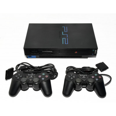 CONSOLA PS2 CON CAJA Y 2 MANDOS