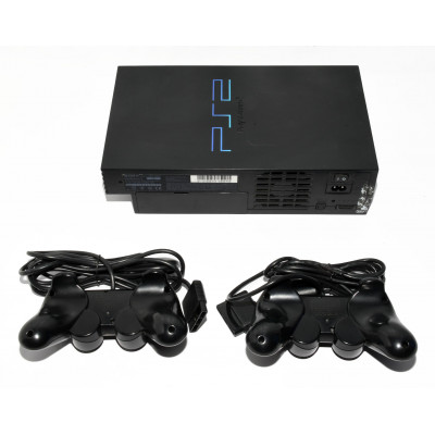 CONSOLA PS2 CON CAJA Y 2 MANDOS