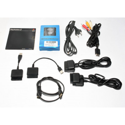 CONSOLA PS2 CON CAJA Y 2 MANDOS