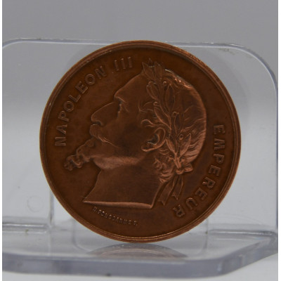 MEDALLA NAPOLEON III EXPOSICION UNIVERSAL 1867 PARIS